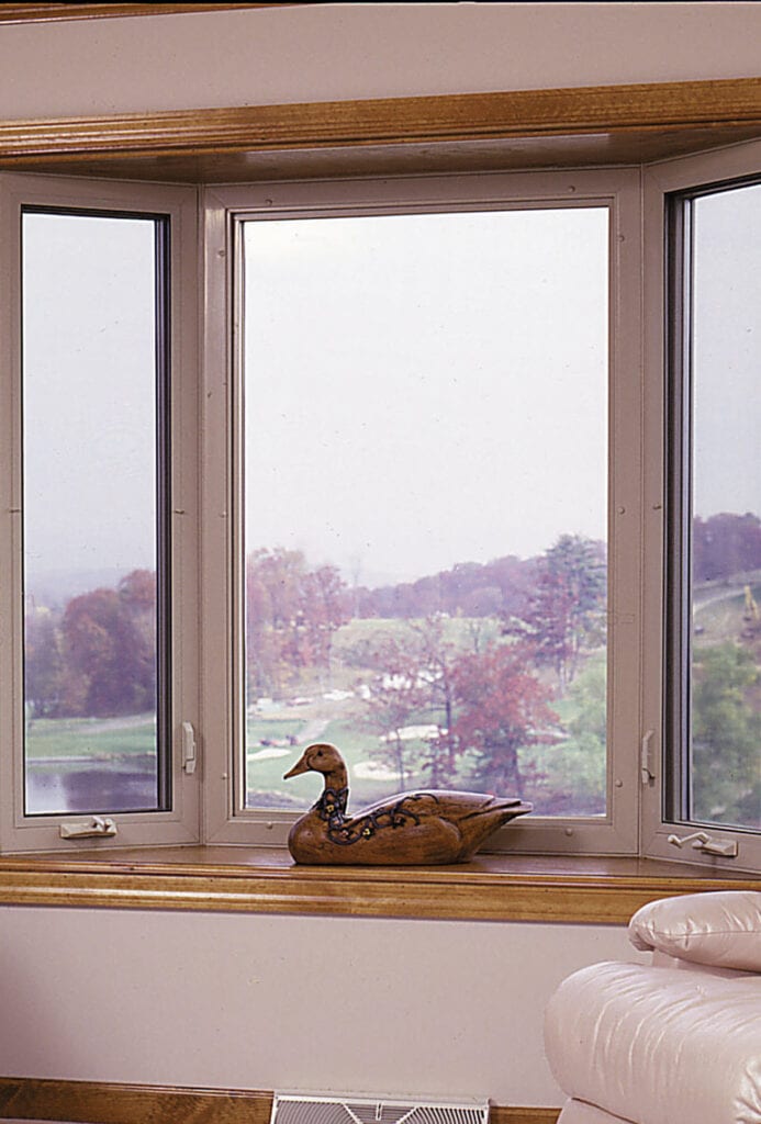 Bay window with casements